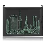 NOUDOO Tableta de Escritura LCD, 20 Pulgadas LCD eWriter Tableta portátil LCD Almohadilla Bloqueo Tablero de Dibujo para Niños