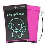 NEWYES 8,5 Pulgadas Tableta Gráfica | Tablet de Escritura LCD eWriter | Tableta portátil de Dibujo o Notas para el Hogar, Escuela u Oficina| Adecuado como Juguete para niños y niñas (Rosa)