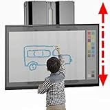 iMount BalanceLift para Pizarra interactiva y Pantalla táctil LED/LCD de 23-40 kg de Peso, Ajuste de Altura Deslizante con 2 Dedos