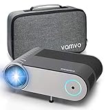 Proyector, Vamvo Proyector Cine en Casa Portátil L4200, Mini Proyector 4000 Lúmenes 1280*720p, Soporte Full HD 1080p de 50000 Horas, Compatible con HDMI, VGA, AV, USB etc.